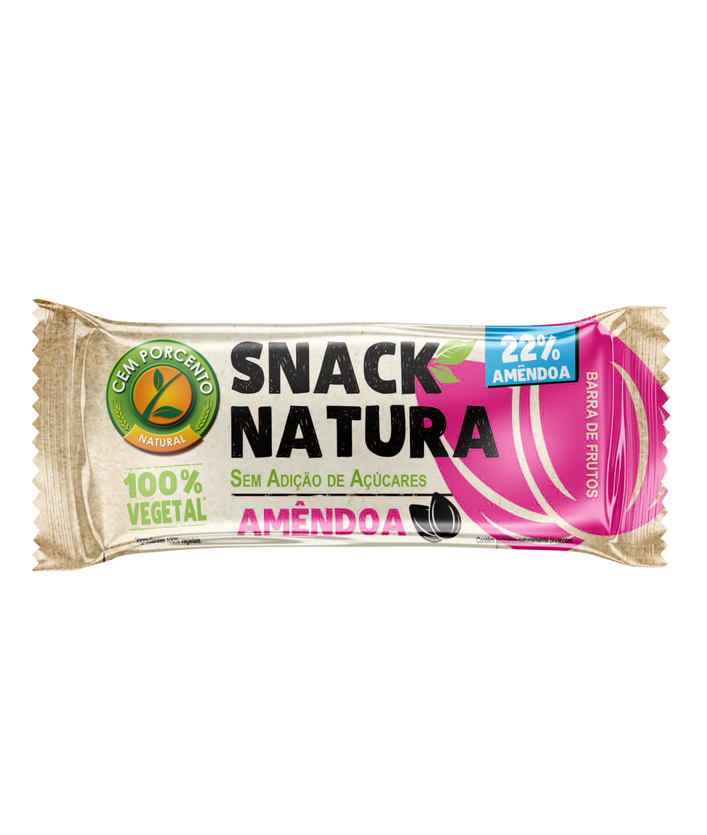 barra amêndoa snack natura 30g