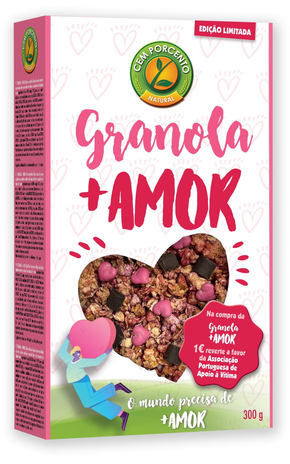 granola + amor 300g (produto solidário apav)