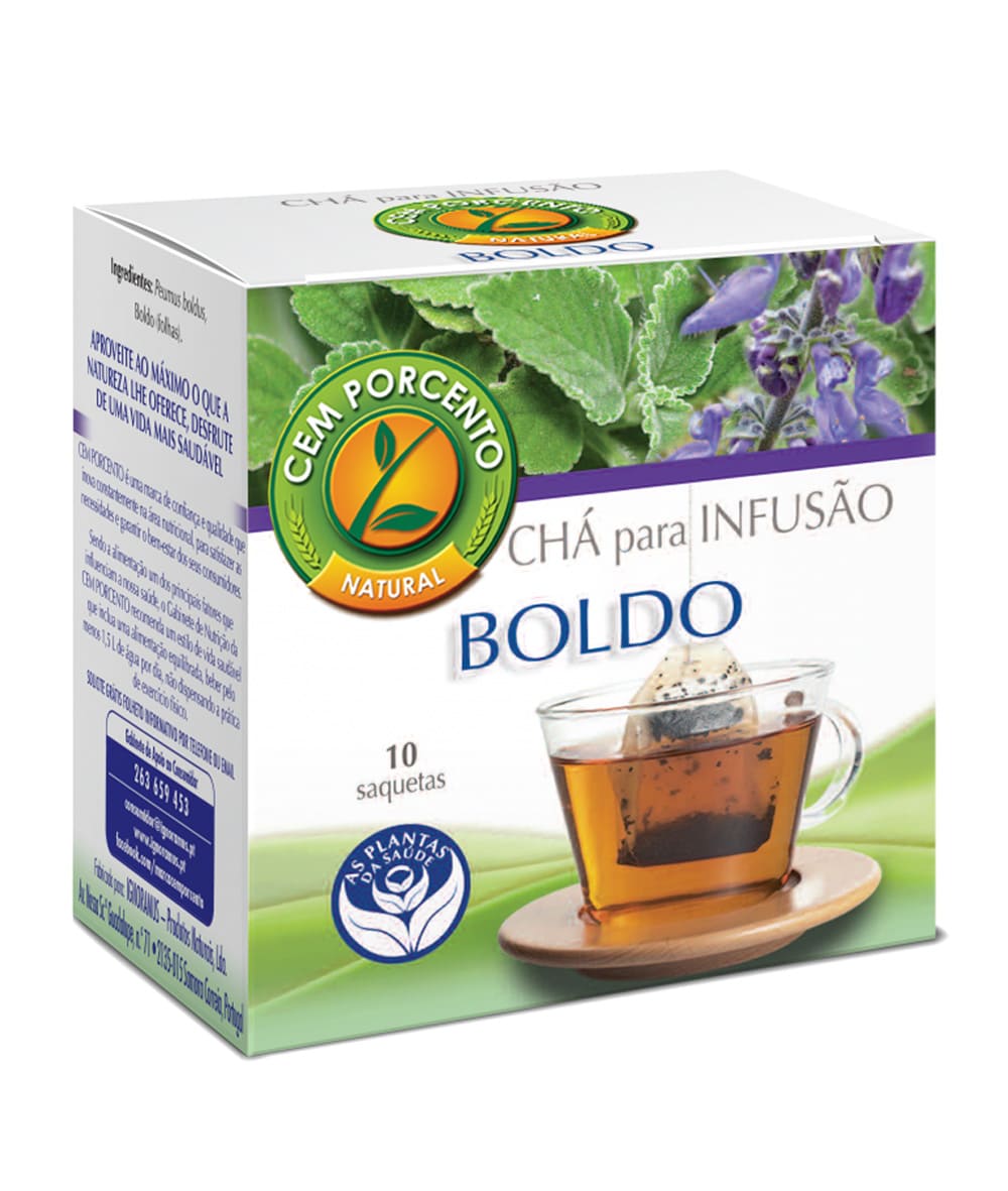infusão boldo 10 saq