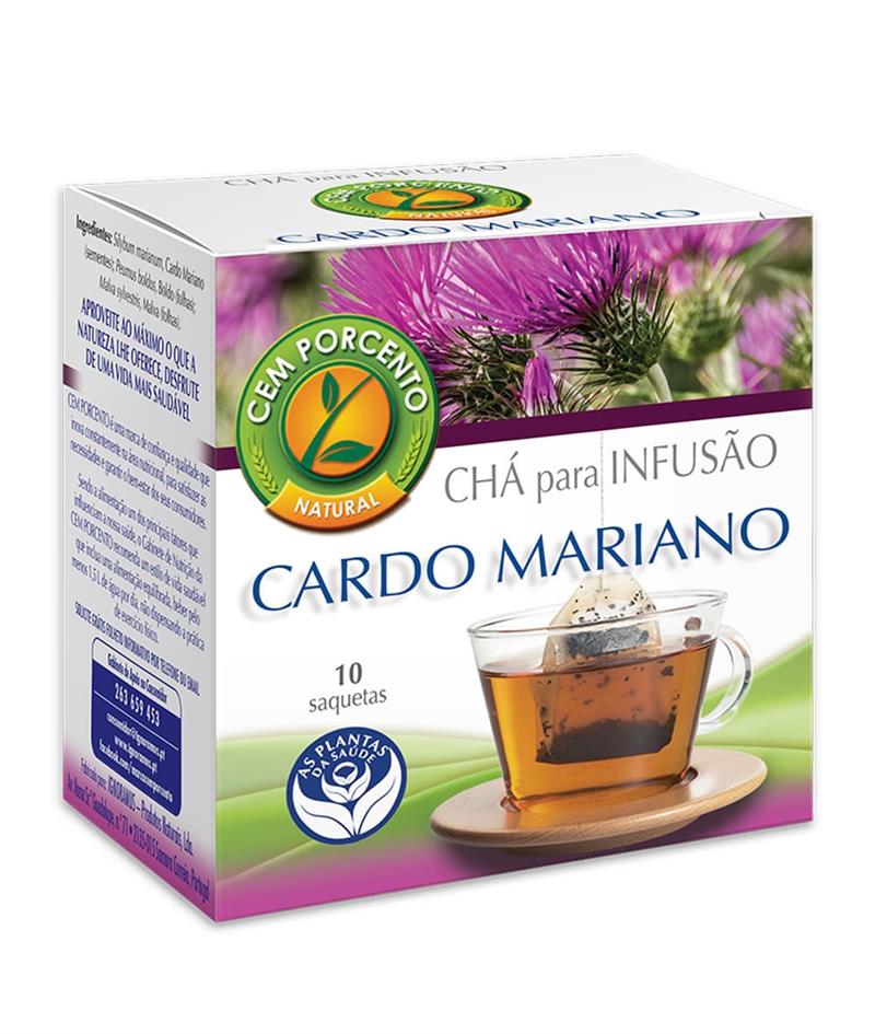infusão cardo mariano 10 saq