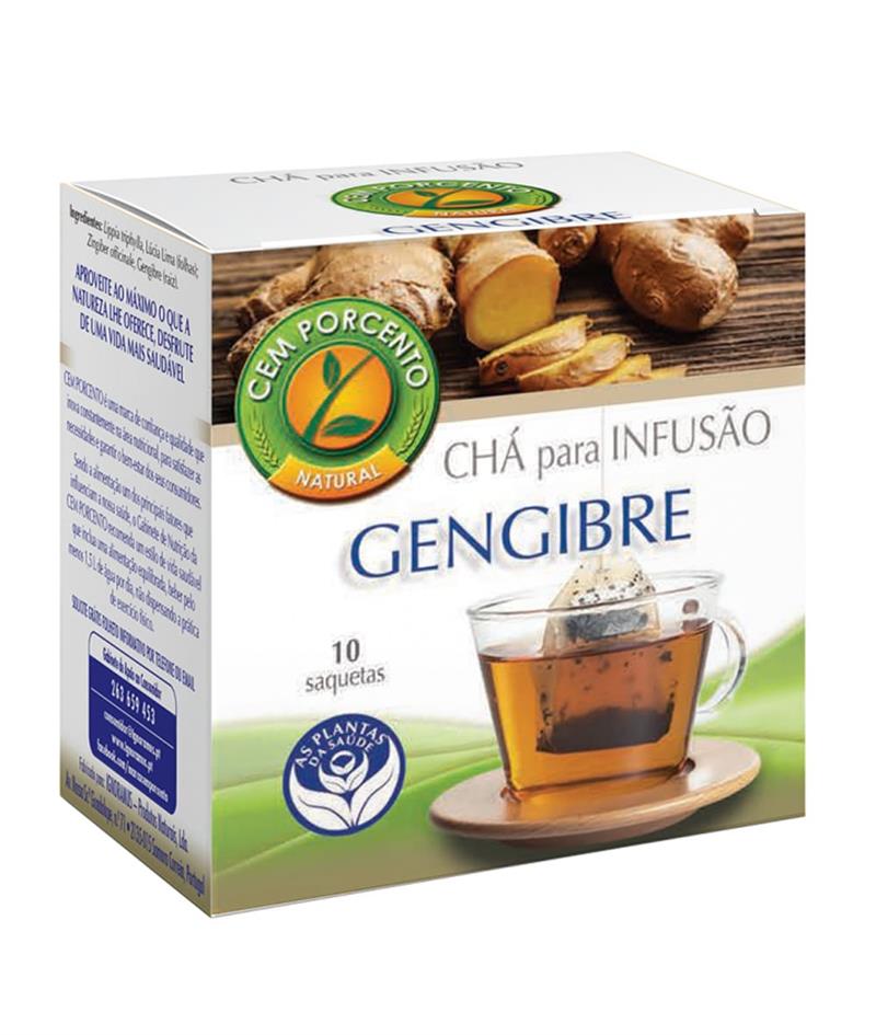 infusão gengibre 10 saq