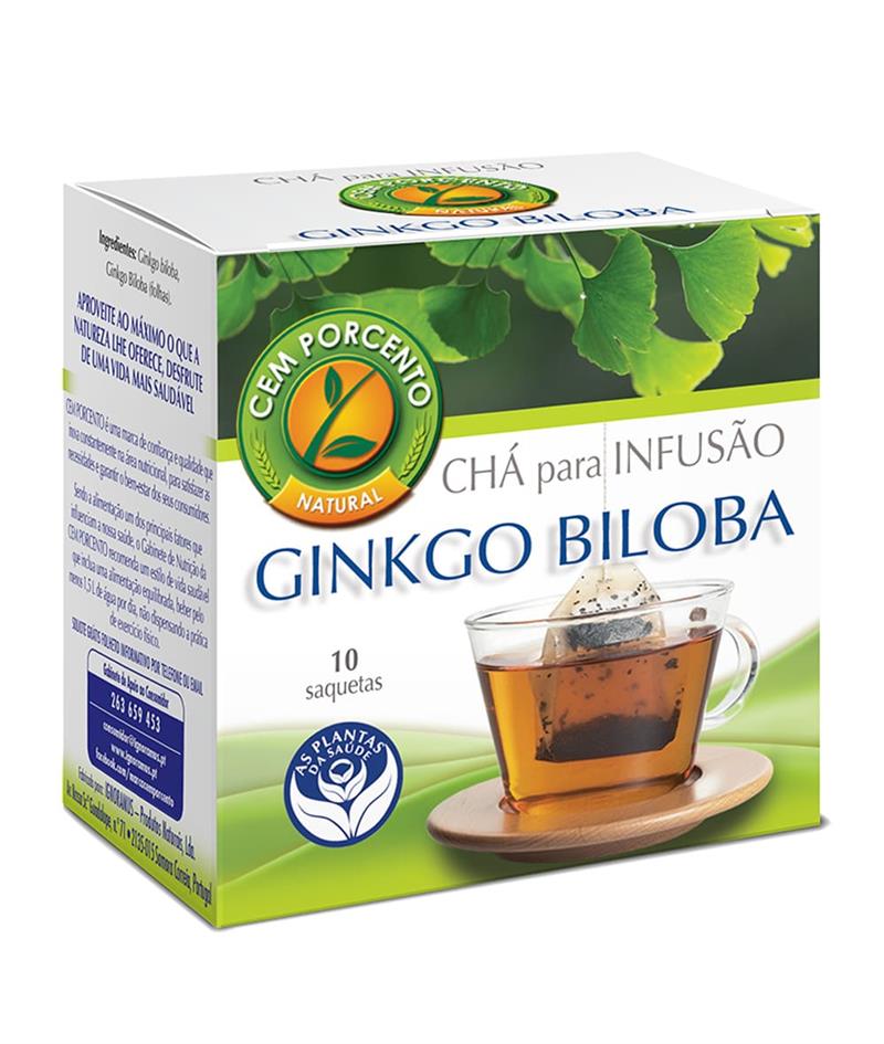 infusão ginkgo biloba 10 saq
