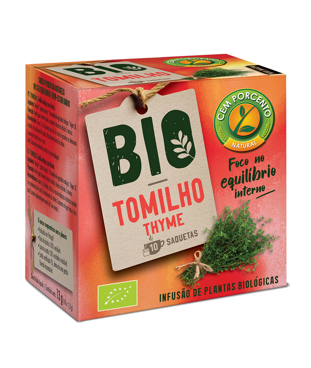 infusão tomilho bio 10 saq
