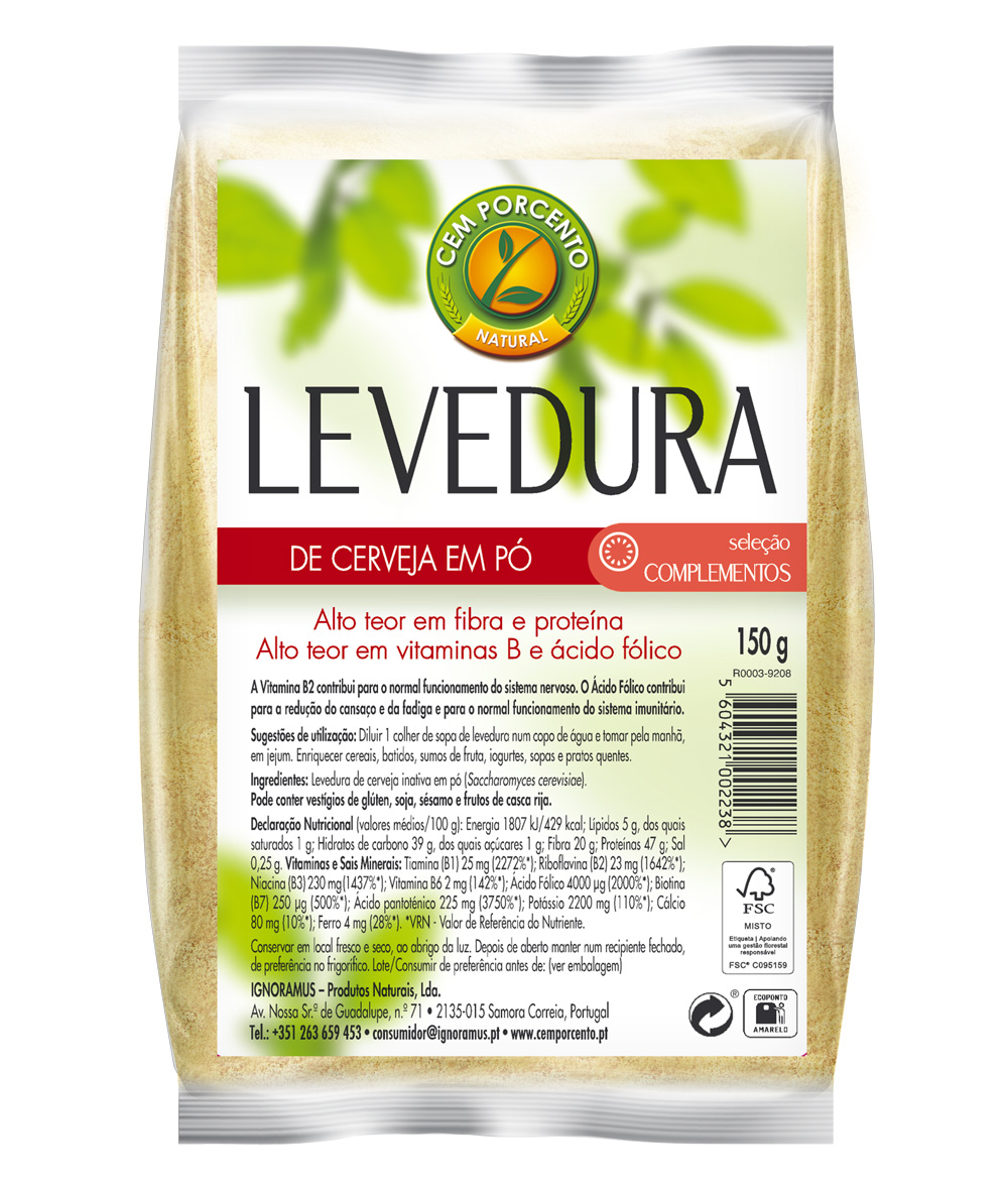 levedura de cerveja em pó 150g