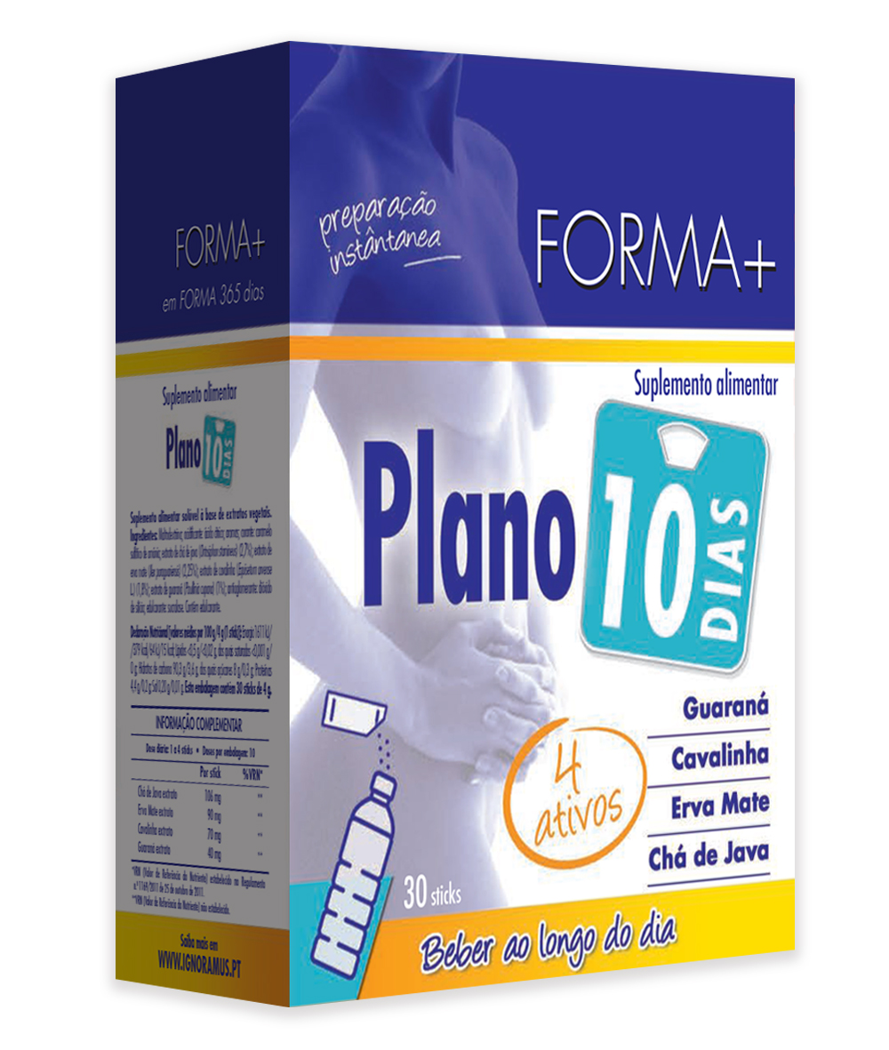 plano 10 dias solúvel 30 sticks