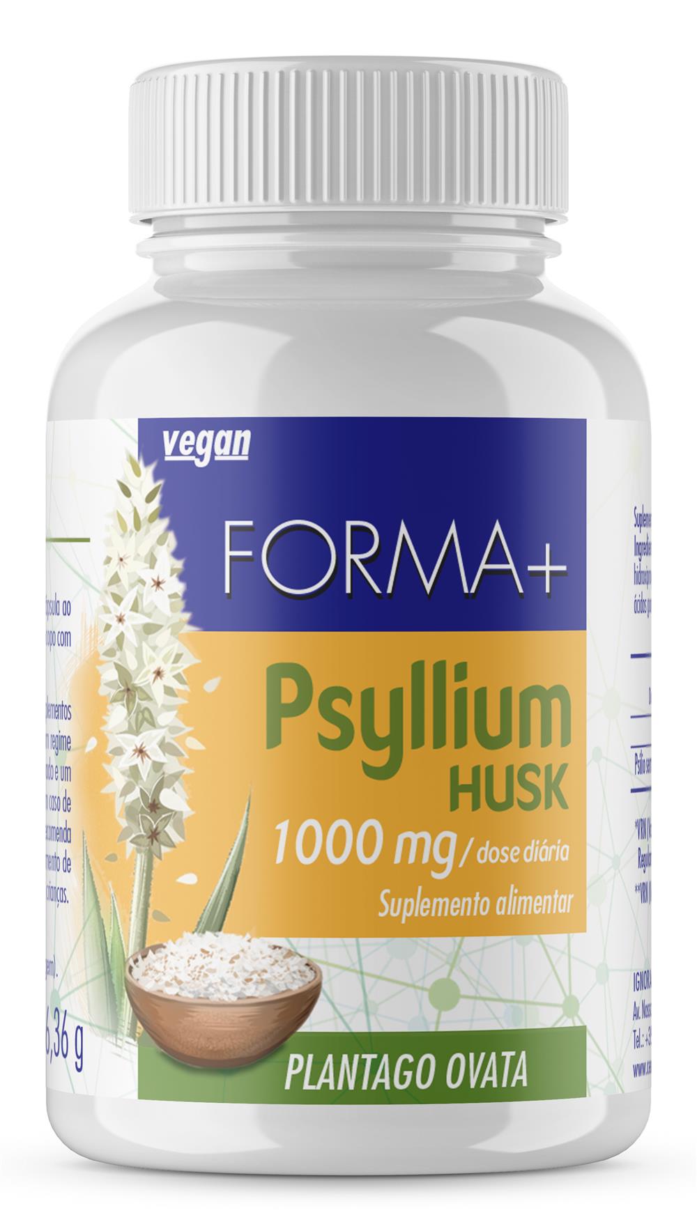 psyllium husk 60 cápsulas