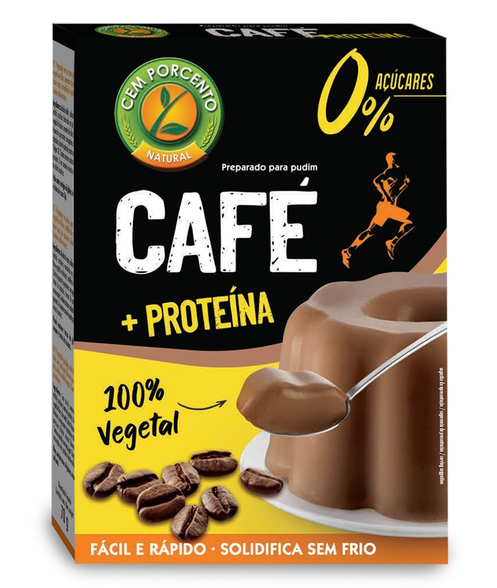 pudim café + proteína sem açúcar express 70g