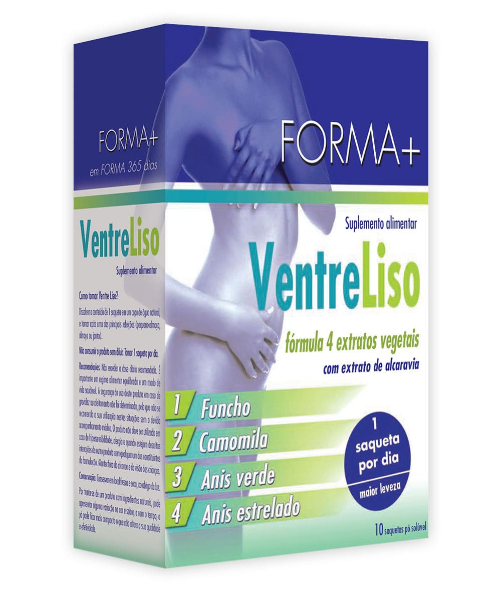 ventre liso solúvel 10 saq