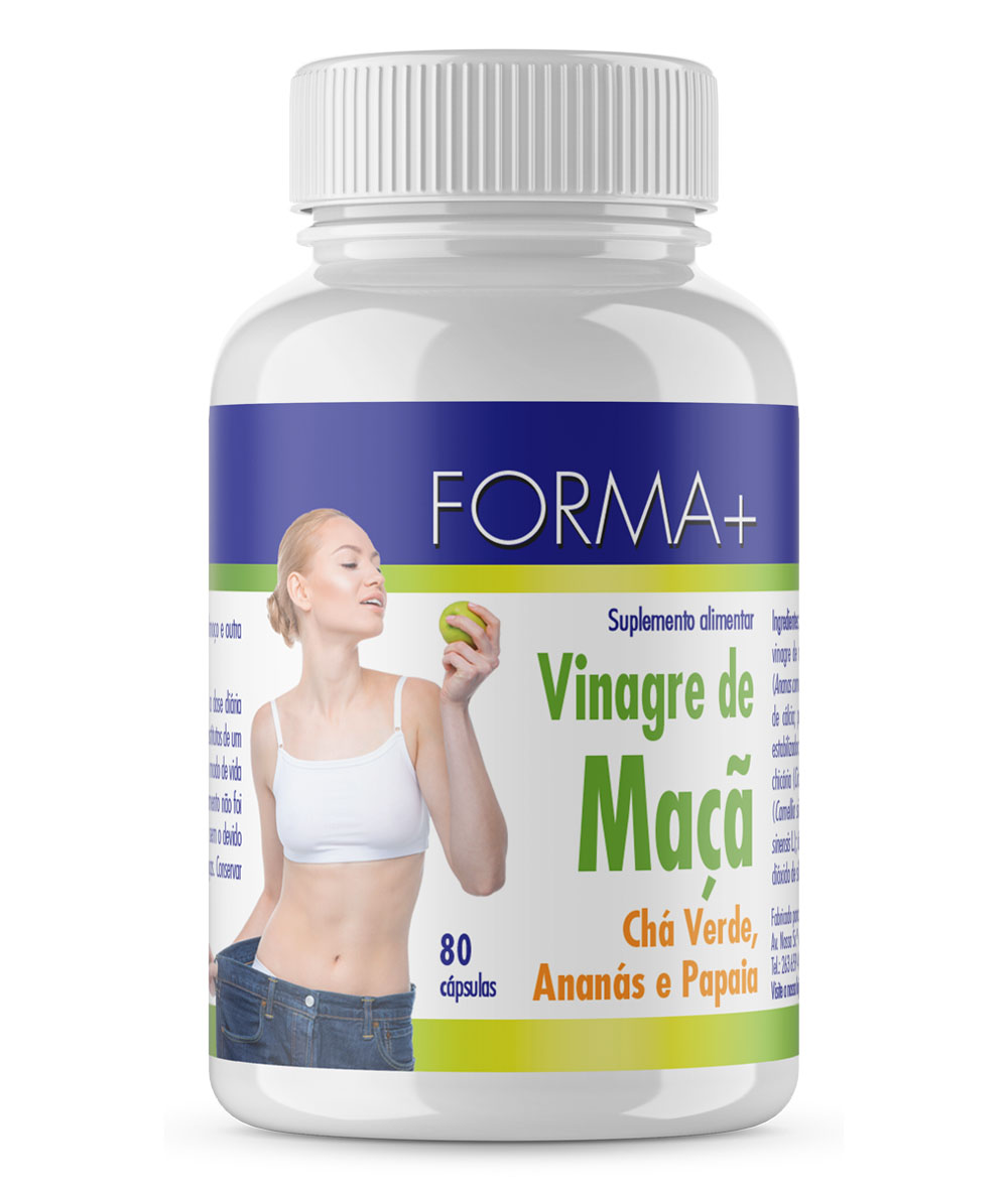 vinagre de maçã 80 cápsulas