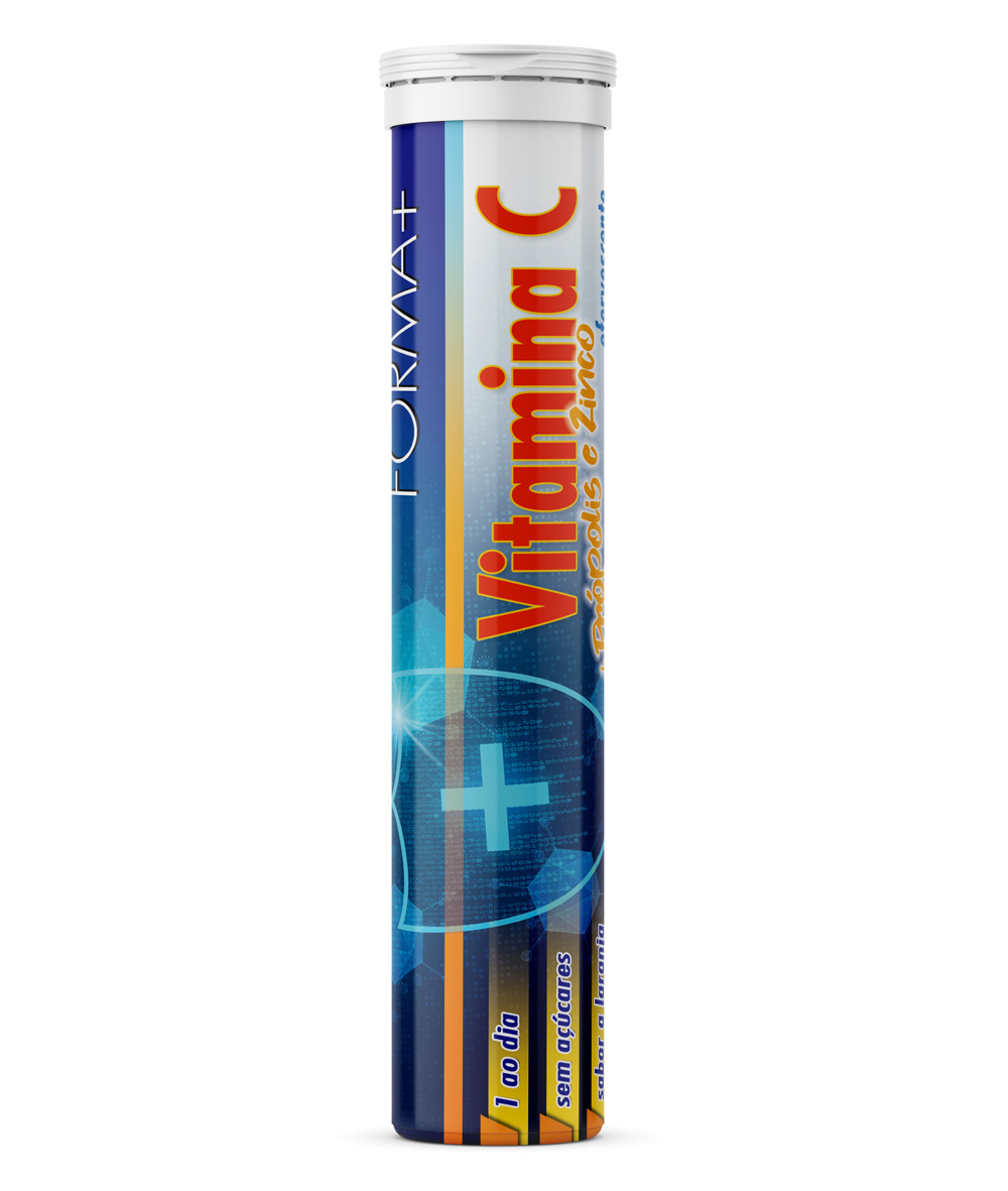 vitamina c + própolis e zinco efervescente 20 comprimidos