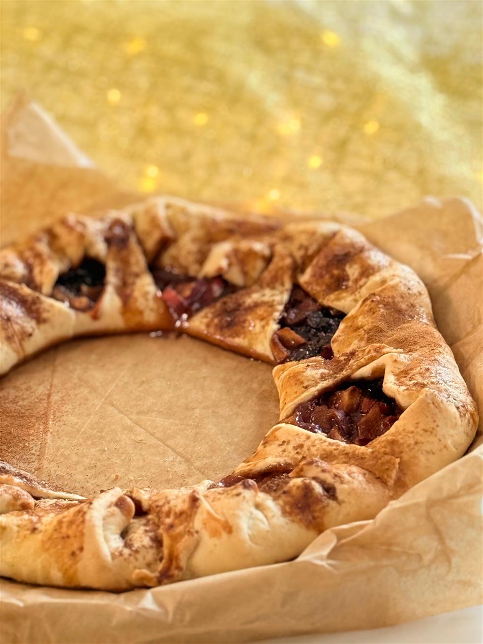 Coroa de Maçã e Ameixa