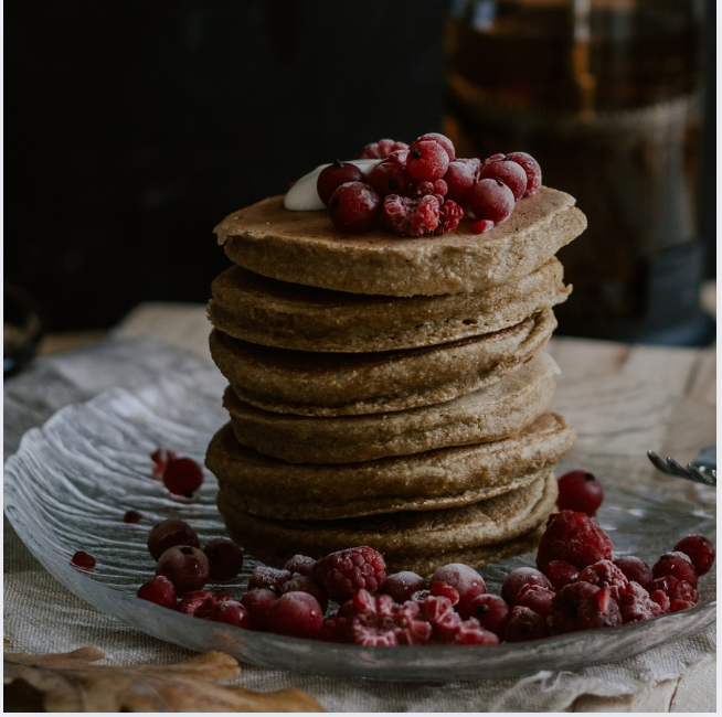 Panquecas de Aveia e Canela com Psyllium