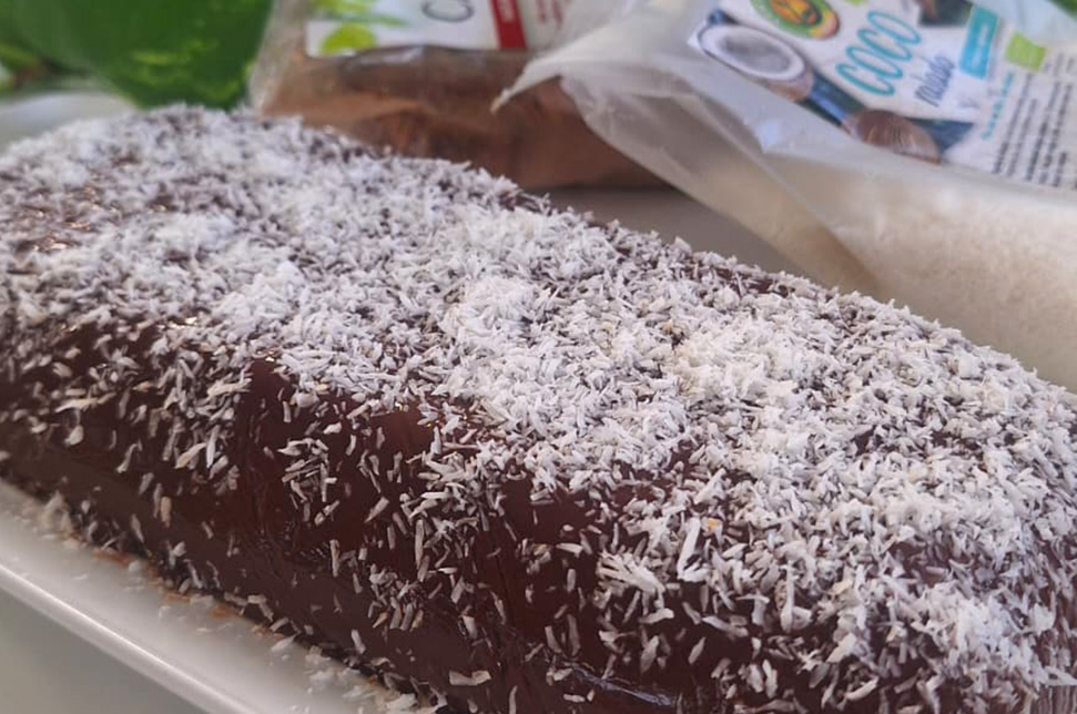 Pudim de Cacau e Coco 