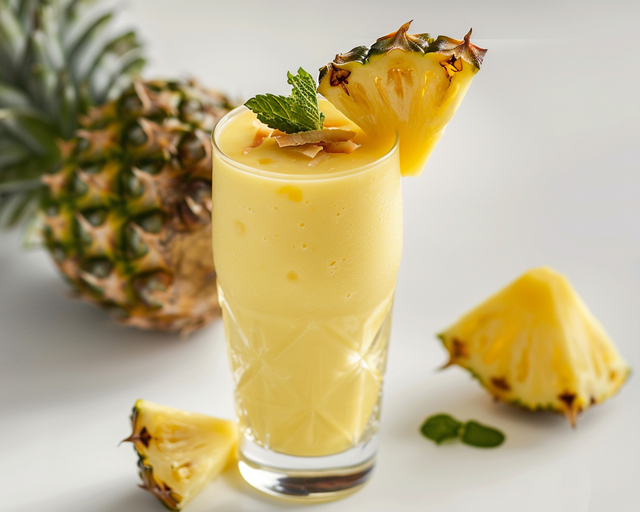 Smoothie Pina Colada e Gengibre 