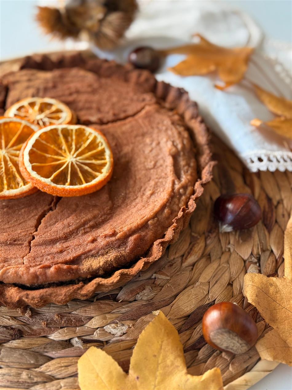 Tarte de Castanhas de Outono 